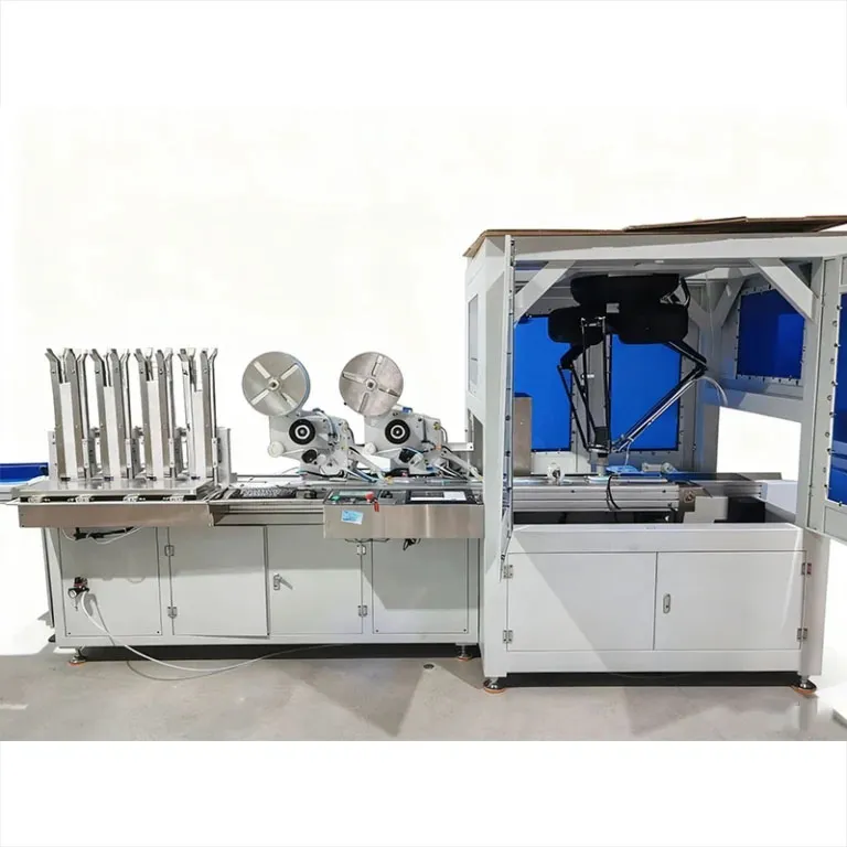 ASD950 Robot Spider-Arm Lid Applicator Double Label ASD950 Robot Spider-Arm Lid Applicator Double Label